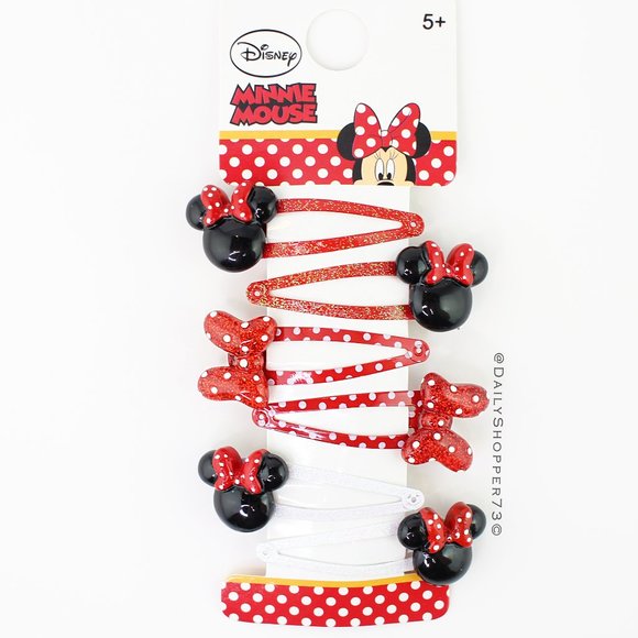 Disney Minnie Mouse Assorted Hair Clips - Picture 1 of 2